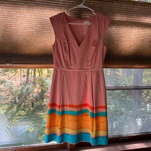Anthropologie Colorful Sleeveless Dress